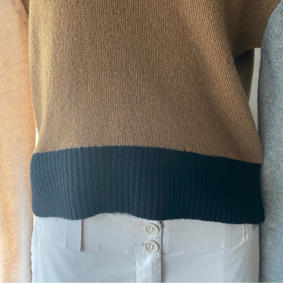 Frame Color-block Cashmere Crewneck Sweater - XS - Picture 7 of 14